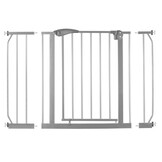 Veiligheidshekje trap - grijs - 75 tot 115 cm breed