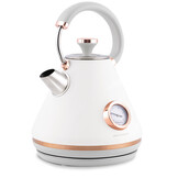 Elektrische waterkoker - met thermometer - 1,7L - wit - 26x22x15cm