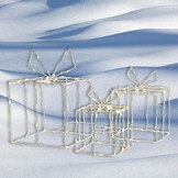 Led kerstcadeau verlichting - 190LED - warm wit - set van 3