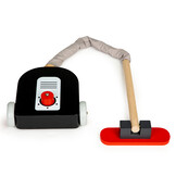 Houten speelgoed schoonmaaktrolley - XXL