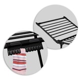 Droogrek - opvouwbaar - staand - zwart