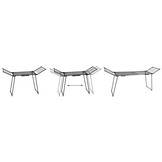 Droogrek - opvouwbaar - staand - zwart