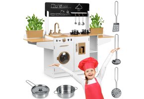 Houten speelgoedkeuken - 70 x 29,5 x 98 cm