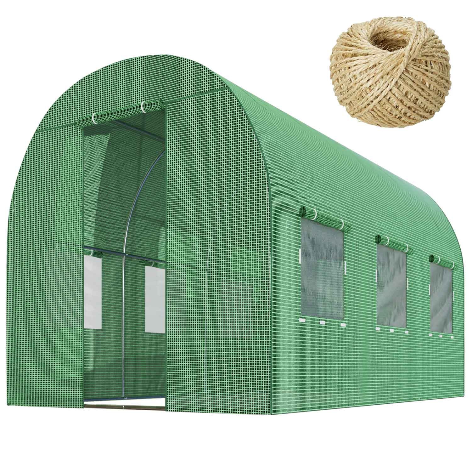 Kweektunnel - 2x2x3m - groen