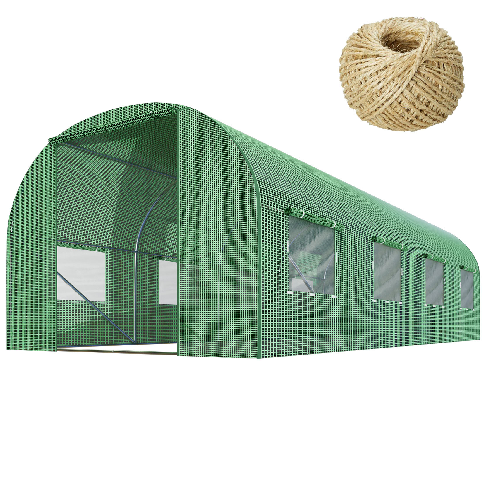 Kweektunnel - 2x4,5x2m - groen