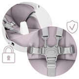 Kinderstoel - met eetblad - lavendelkleurig - 15kg max.