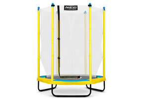 Kindertrampoline 140 cm - 4,5ft - geel groen