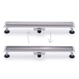 Douchegoot 80 cm - lineaire afvoer - 2-in-1 - grijs