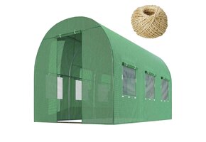 Kweektunnel - 2x2x3,5 m - groen