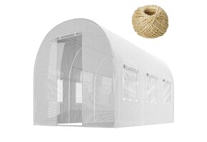 Foliekas - 2x3 meter - wit - 6m2