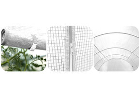 Kweektunnel folie - 2x3x2m - wit