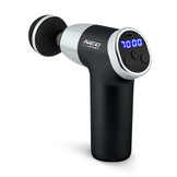 Massagepistool - 8 verwisselbare opzetstukken - zwart