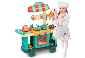 Speelgoedkeuken - op wielen - 3 jaar +