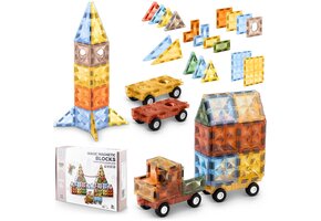 Magnetische bouwblokken - XXL set met 100 delen