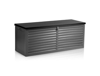 Tuinkist zwart - 143x57x53,5 cm - 390 liter