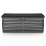 Tuinkist zwart - 143x57x53,5 cm - 390 liter