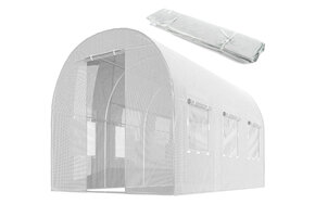 Tuinfolietunnel - wit - 2x3,5x2m