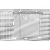 Tuinfolietunnel - wit - 2x3,5x2m