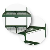 Tuinkasrek - 69x49x125cm - Plonos 4921