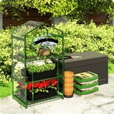 Tuinkasrek - 69x49x125cm - Plonos 4921