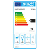 Onderbouw afzuigkap - 60 cm - wit - Berdsen BE-10-A
