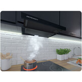 Telescopische afzuigkap - 50cm - zwart - dampkap