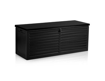 Tuinkist - zwart - 143,5x57x53,5 cm - 390 liter