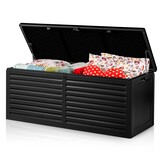 Tuinkist - zwart - 143,5x57x53,5 cm - 390 liter