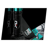 Stuntstep - zilver turquoise - max. 100 kg