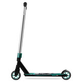 Stuntstep - zilver turquoise - max. 100 kg