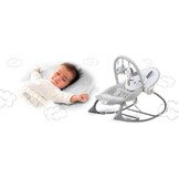 Wipstoeltje met vibratie - grijs - tot 9 kg max.