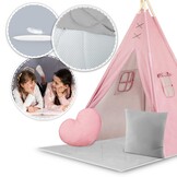 Speeltent tipi - roze - 116x116x165 cm