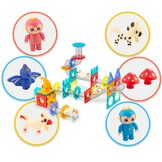 Magnetische bouwblokken - dinosaurus thema - kleurrijk