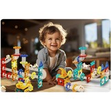 Magnetische bouwblokken - dinosaurus thema - kleurrijk