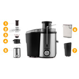 Sapcentrifuge - 600W tot 1000W - zwart