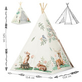 Speeltent tipi - beige - Nukido - 114×114×165 cm