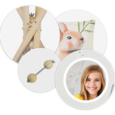 Speeltent tipi - beige - Nukido - 114×114×165 cm