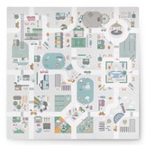 Speelmat puzzel stad - 105x105cm - 3 jaar +