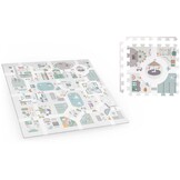 Speelmat puzzel stad - 105x105cm - 3 jaar +