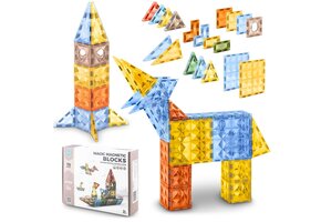 Magnetische bouwblokken - set van 70 delen