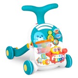 Loopwagen - met activiteitentafel - wit - 42x42x50,5 cm