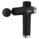 Massagepistool - 8 verwisselbare opzetstukken - zwart grijs