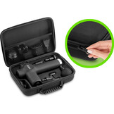 Massagepistool - 8 verwisselbare opzetstukken - zwart grijs