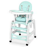 Multifunctionele kinderstoel - 5-in-1 - wit turquoise