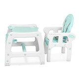 Multifunctionele kinderstoel - 5-in-1 - wit turquoise