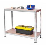 Metalen stellingkast - 180x90x40cm - grijs bruin