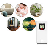 Weerstation - zwart - groot display - BD-904