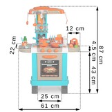 Speelgoedkeuken - interactief - 3 jaar +