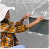 Tuinbouwfolie - wit - 2x4,5m - Plonos