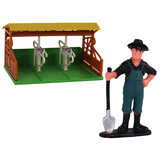 Boerderij speelset - met geluiden & accessoires - 102-delig